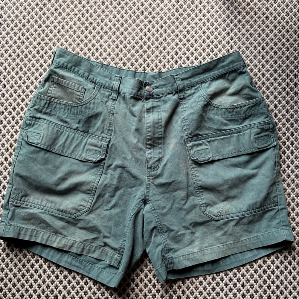 REI Women's Teal Cargo Shorts